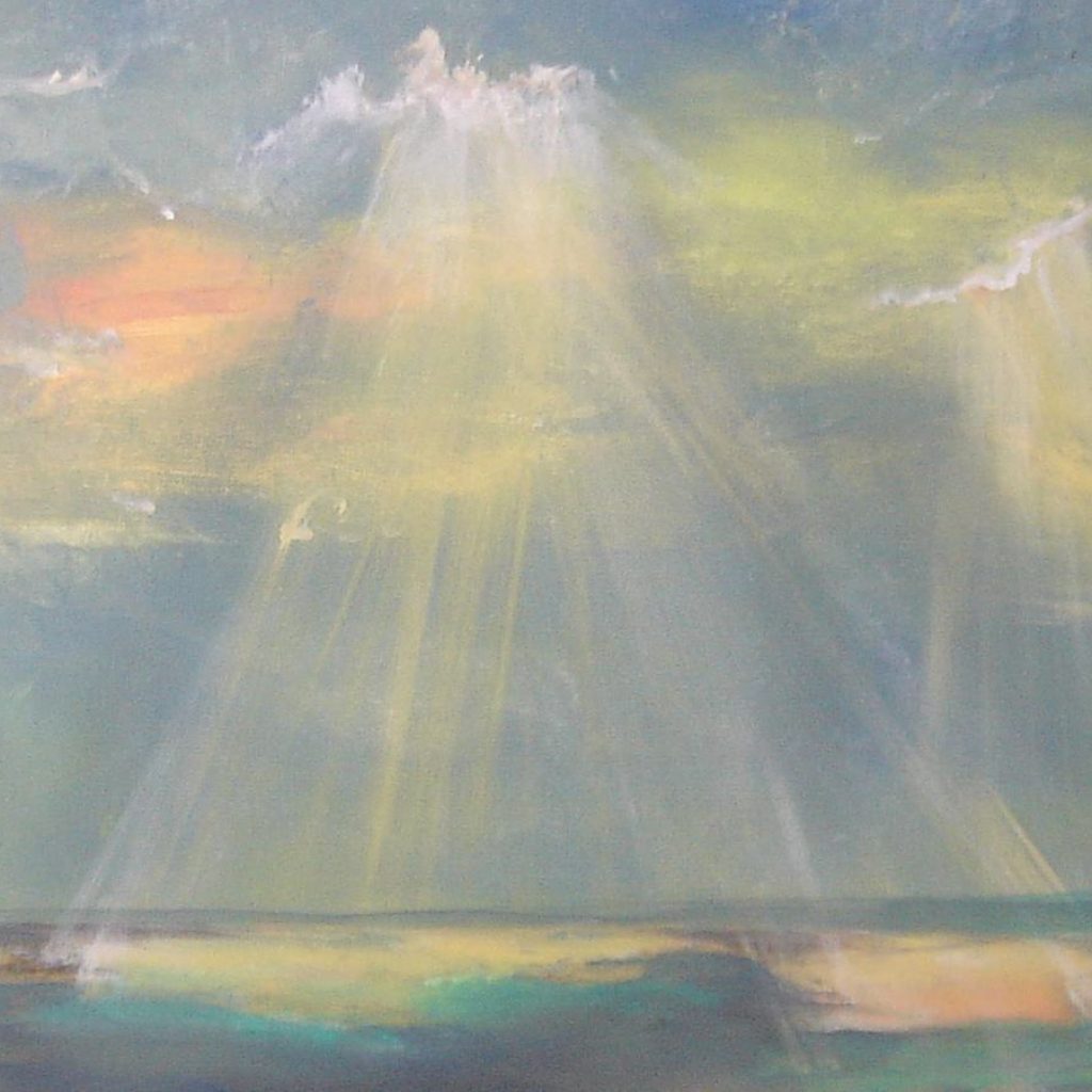 Sunshine rays shining through clouds - EMDRIA training and certification