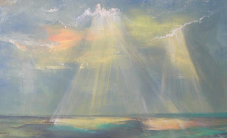 Sunshine rays shining through clouds - EMDRIA training and certification